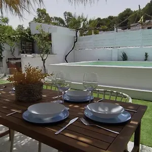 Chiclana Piscina Privada, Jacuzzi, Terraza Jardín Chalet